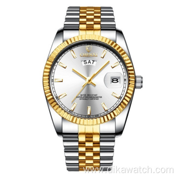 Top Luxury Brand CHENXI Men 2019 Casual Fashion Quartz Business Male Wristwatches Analog Waterproof Clock Relogio Masculino